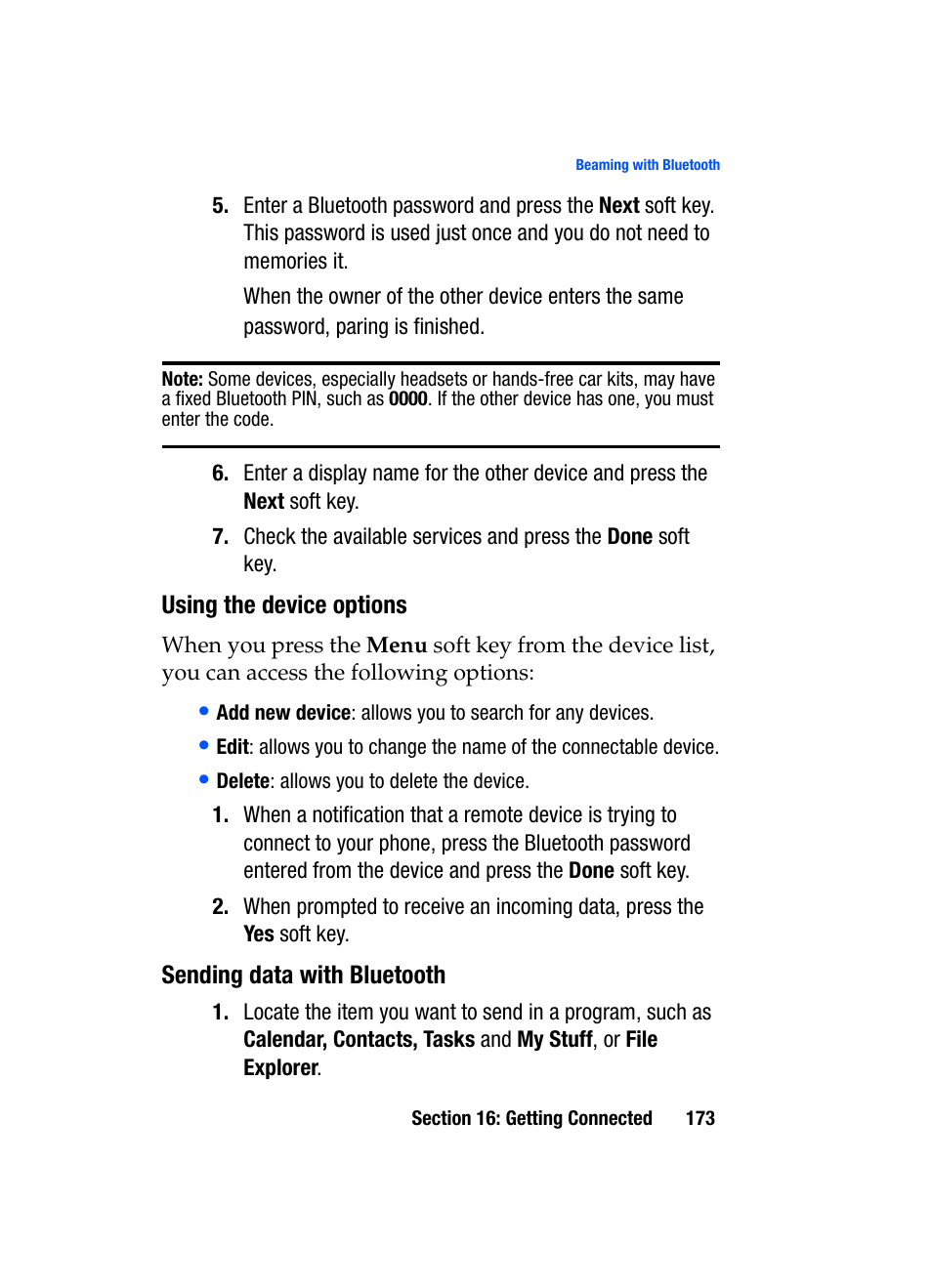 Samsung SGH-i607 User Manual | Page 173 / 223