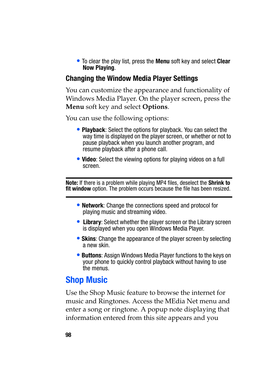 Shop music | Samsung SGH-i607 User Manual | Page 98 / 223