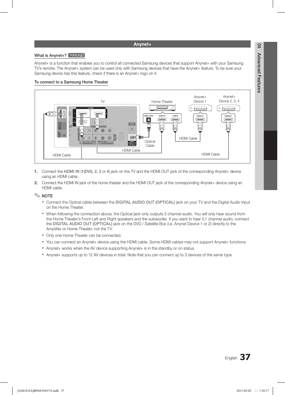 Samsung 610 User Manual | Page 37 / 51