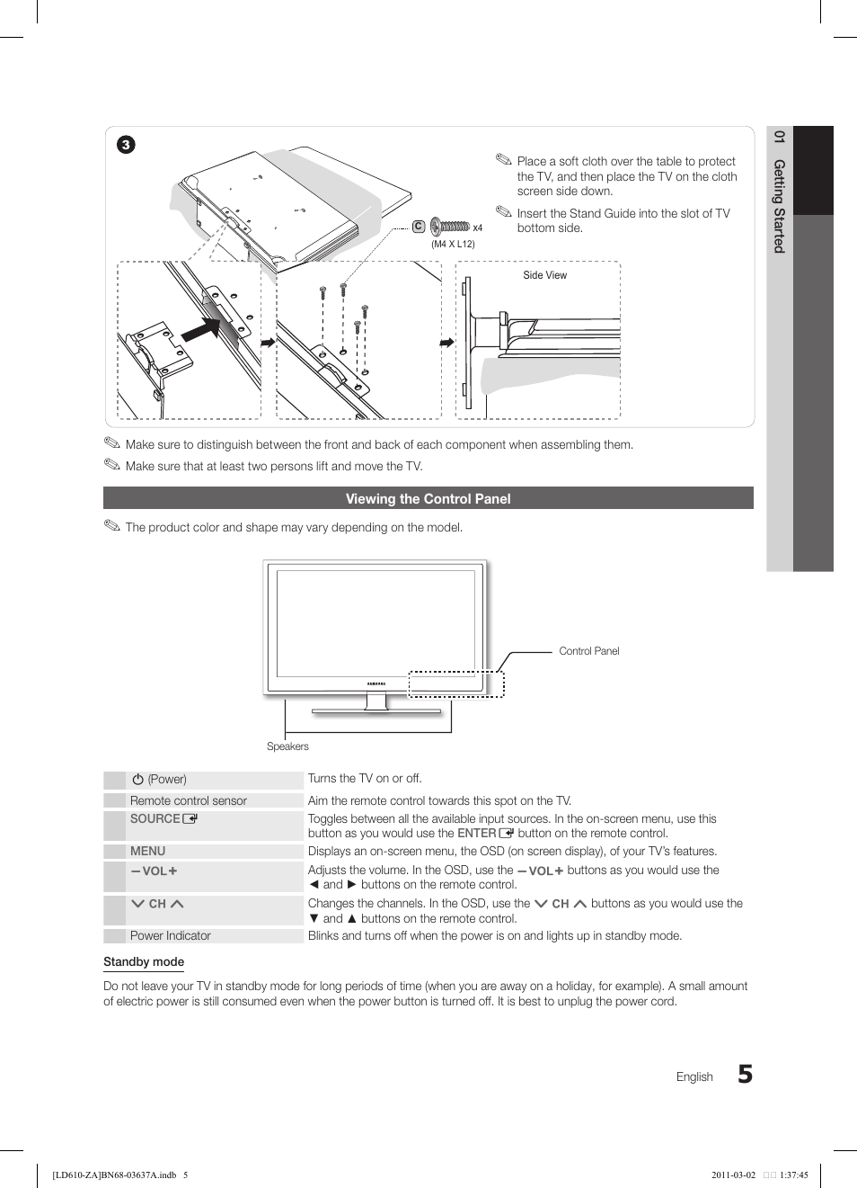 Samsung 610 User Manual | Page 5 / 51