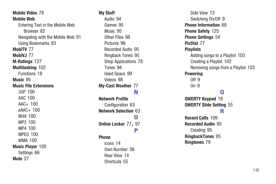 Samsung Evergreen a667 User Manual | Page 151 / 153