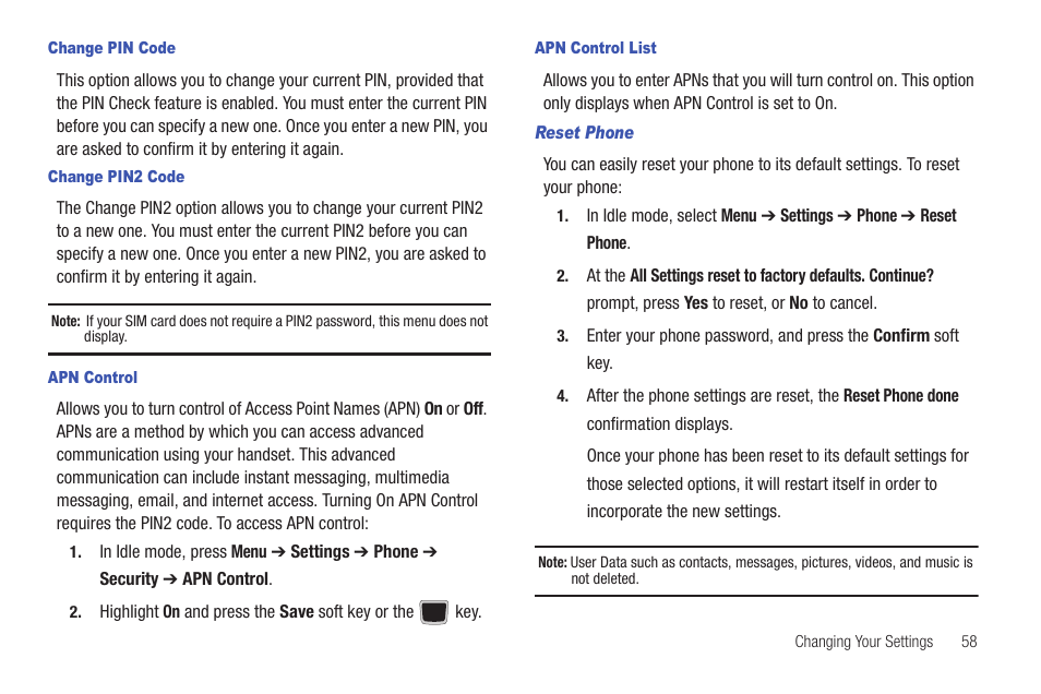 Samsung Evergreen a667 User Manual | Page 63 / 153