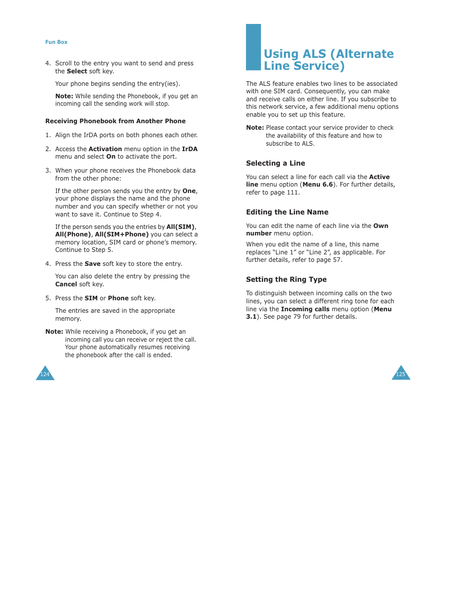 Using als (alternate line service) | Samsung Digimax S500 User Manual | Page 66 / 81