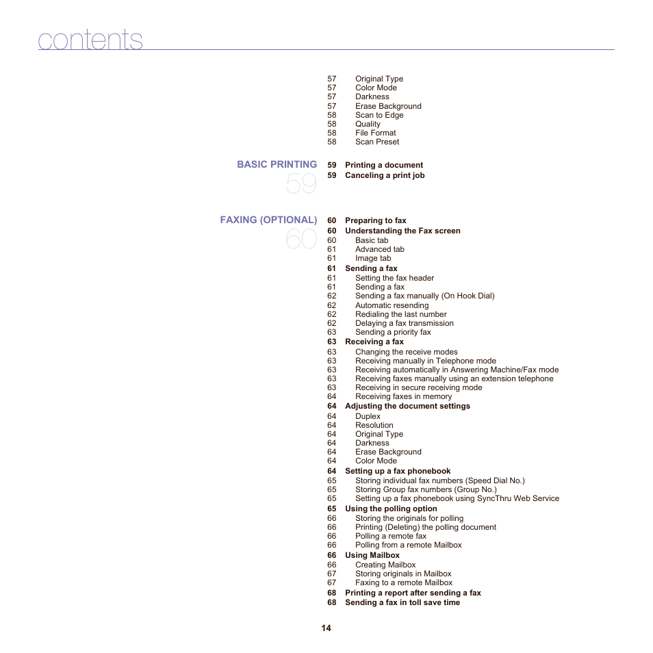Samsung SCX-6555NX User Manual | Page 14 / 176