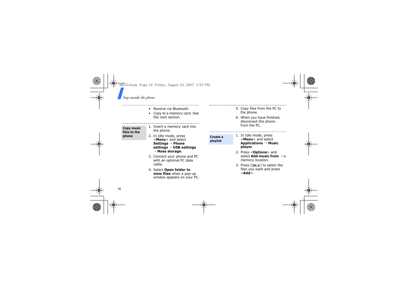 Samsung SGH-M610 User Manual | Page 20 / 49