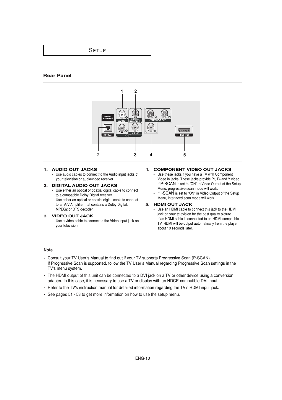 Samsung DVD-1080P8 User Manual | Page 10 / 103