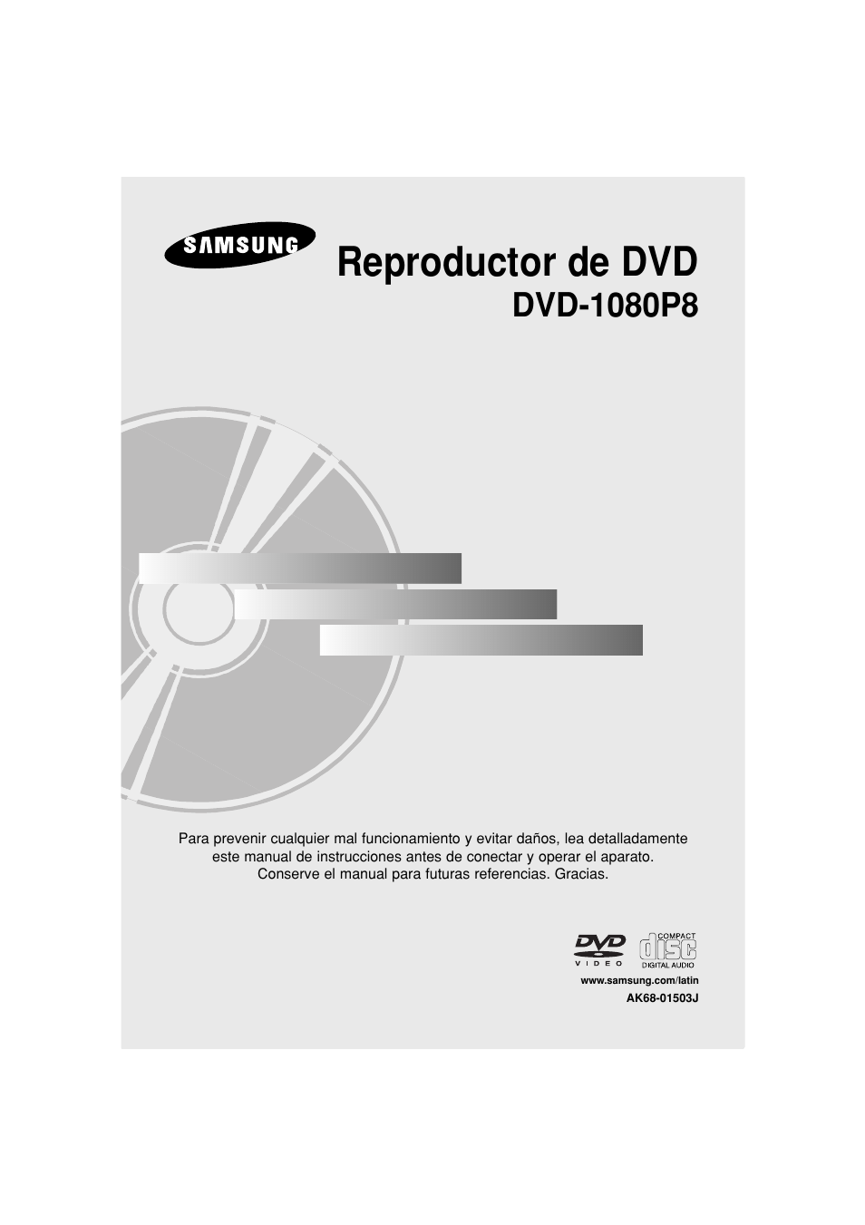 01503j_1080p8_xap (spa), Reproductor de dvd | Samsung DVD-1080P8 User Manual | Page 64 / 103