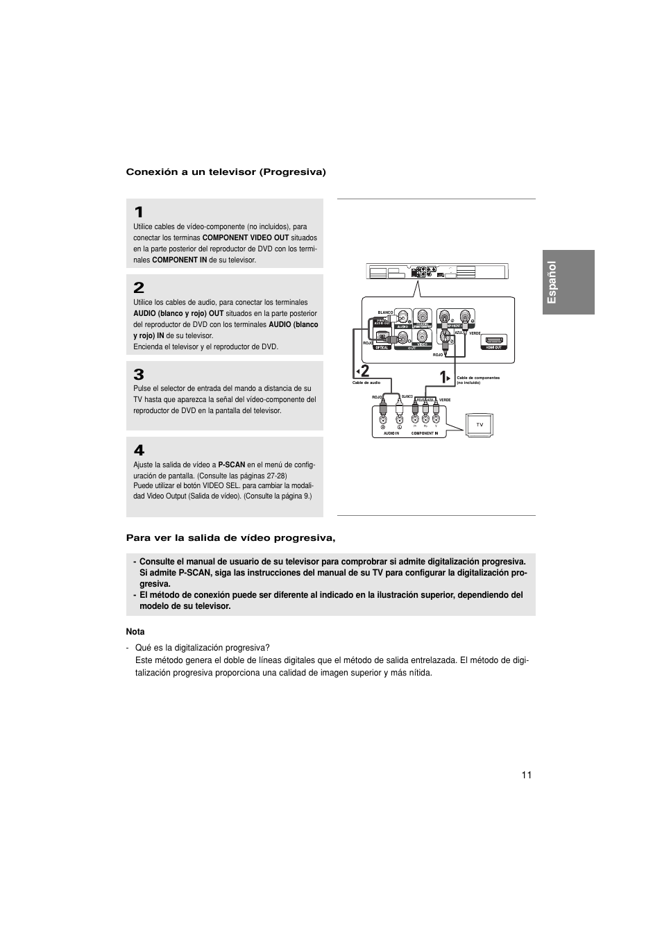 Español | Samsung DVD-1080P8 User Manual | Page 74 / 103