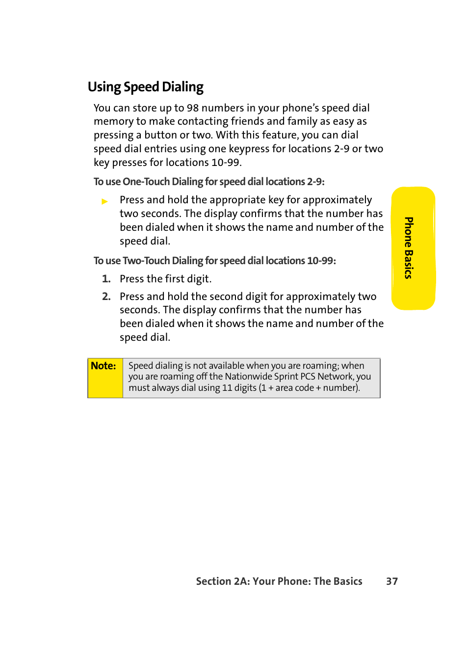 Using speed dialing | Samsung A420 User Manual | Page 53 / 164