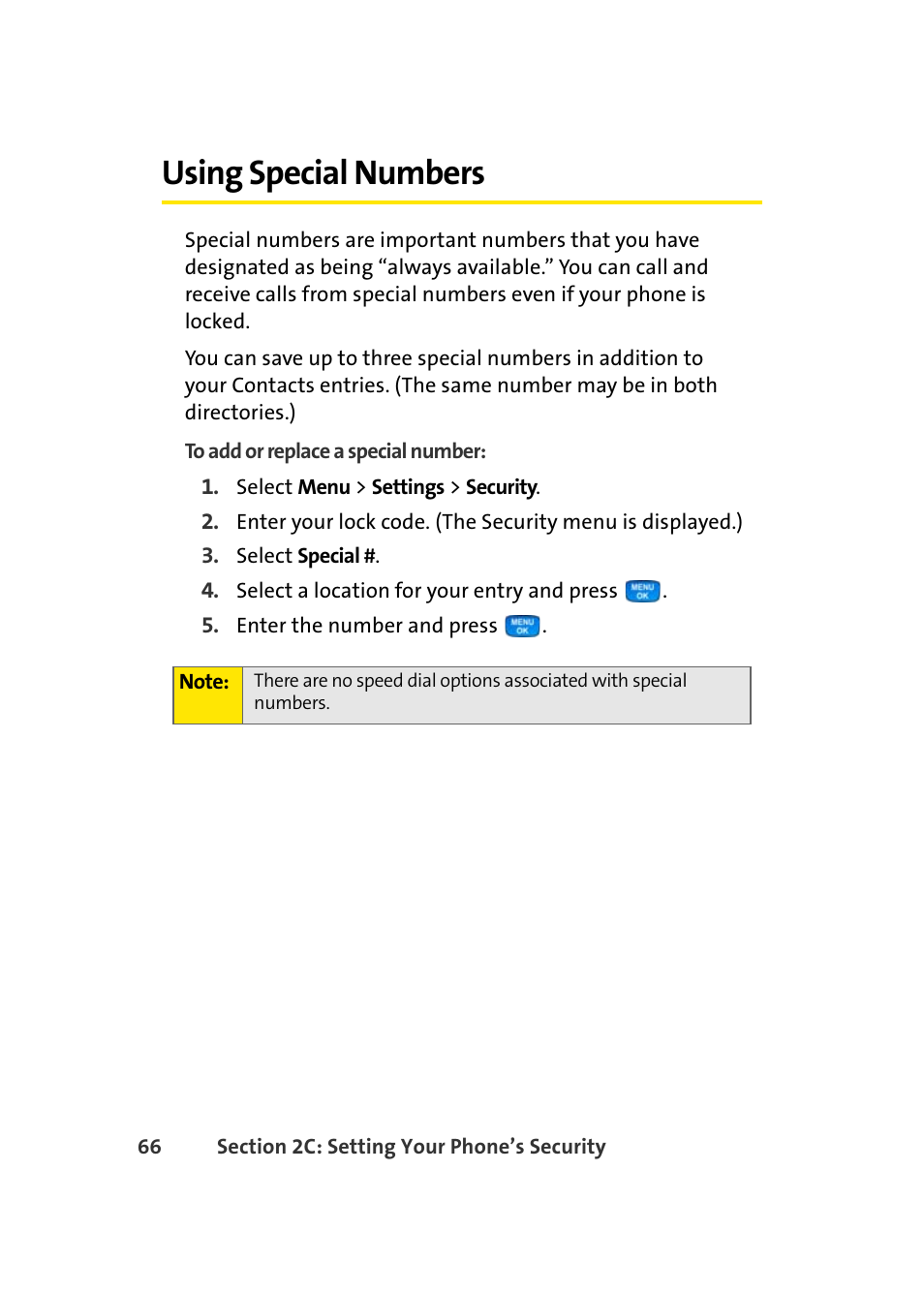 Using special numbers | Samsung A420 User Manual | Page 82 / 164