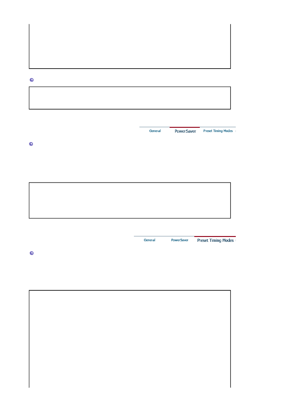 Powersaver, Preset timing modes | Samsung 403Tn User Manual | Page 102 / 112