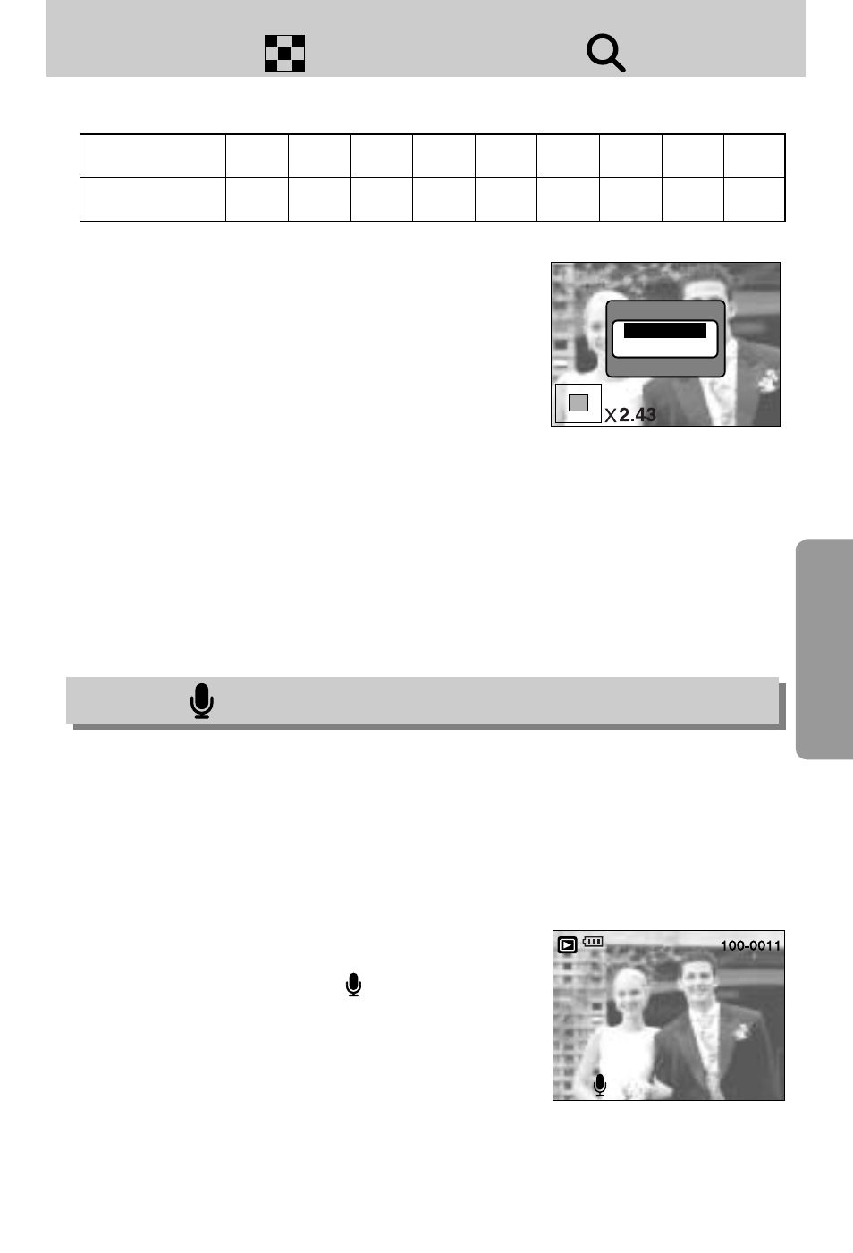 Thumbnail( ) / enlargement( ) button | Samsung Digimax V800 User Manual | Page 67 / 144