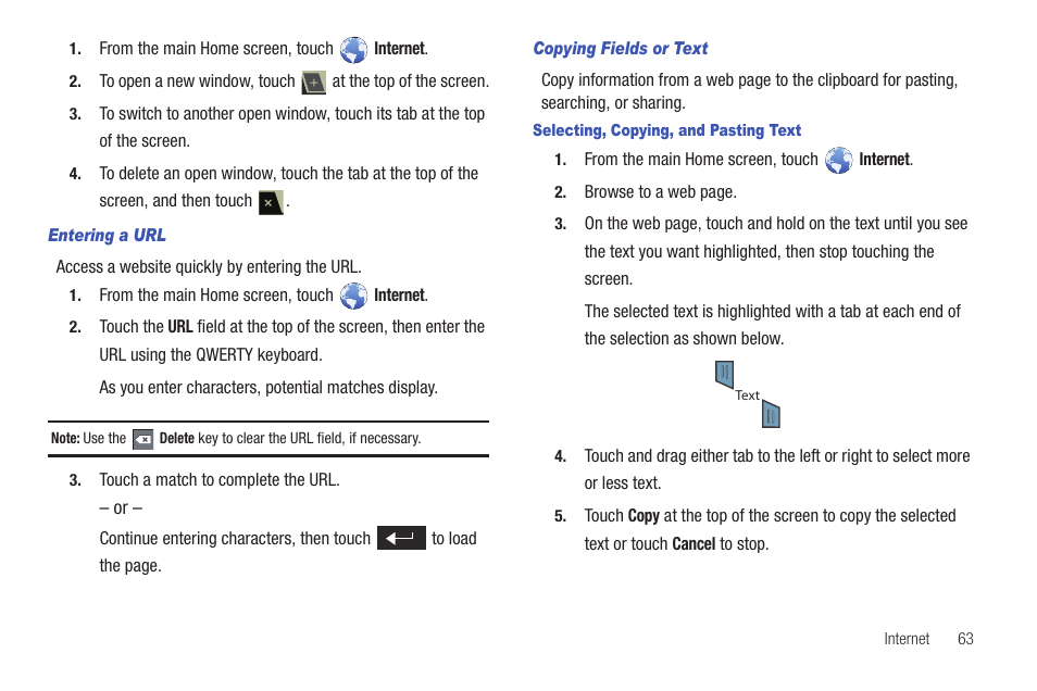 Samsung 8.9 User Manual | Page 67 / 176