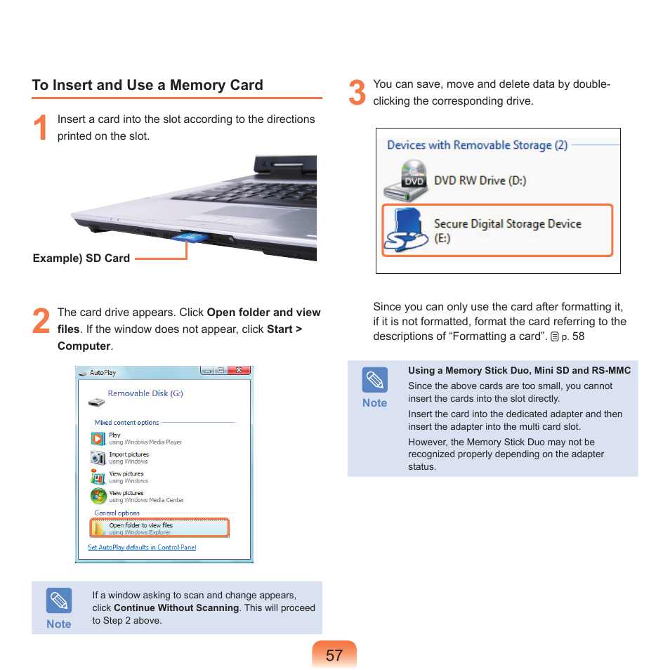 Samsung X65 User Manual | Page 58 / 195