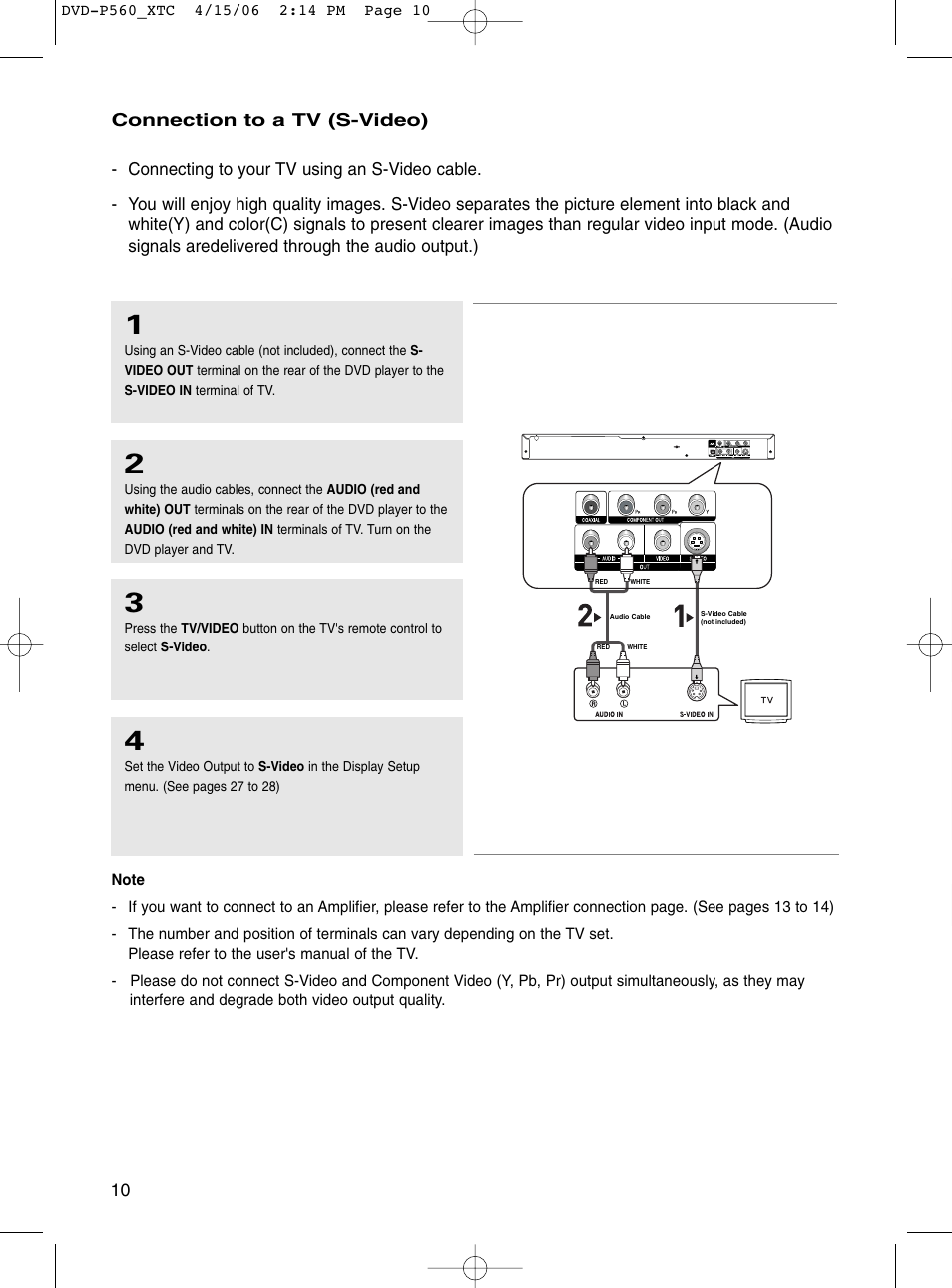 Samsung DVD-P560 User Manual | Page 10 / 36
