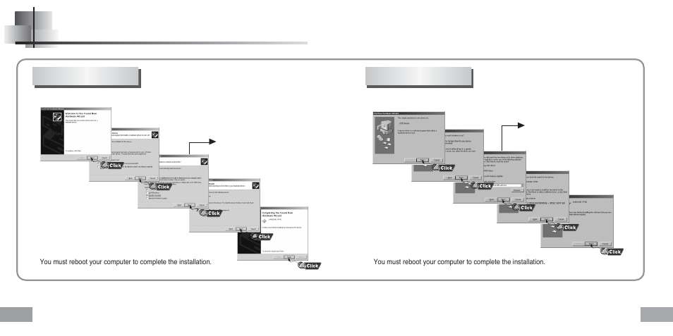 Manual installation of the usb driver | Samsung YP-60 User Manual | Page 12 / 38