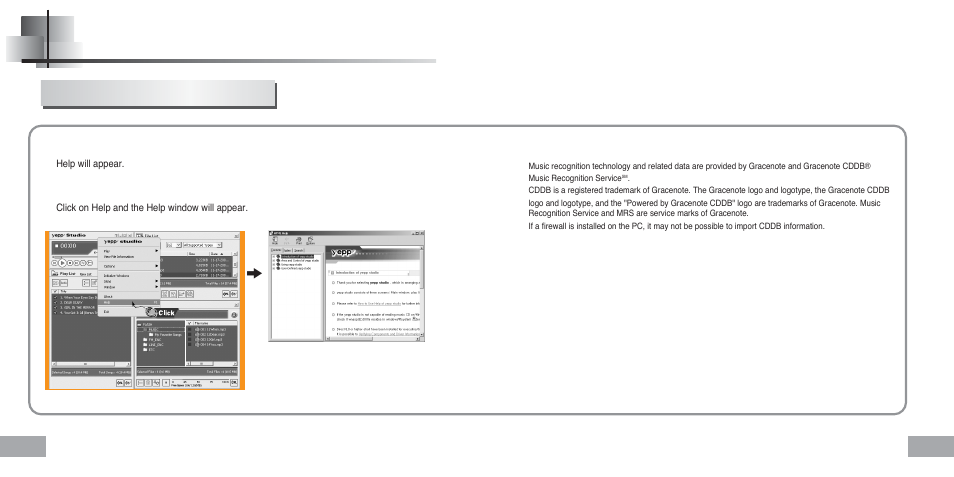 Using yepp studio | Samsung YP-60 User Manual | Page 17 / 38