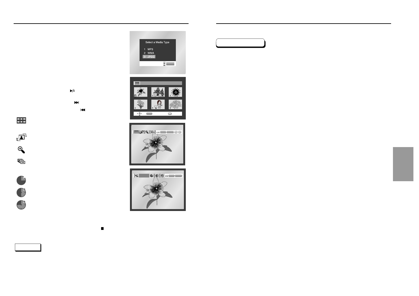 Picture cd playback | Samsung DVD-P239 User Manual | Page 19 / 23