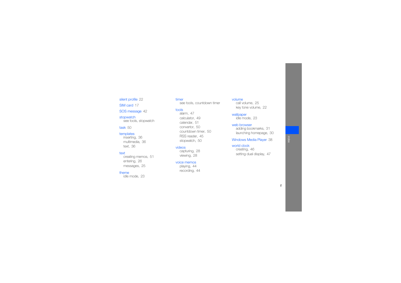 Samsung B2700 User Manual | Page 61 / 63