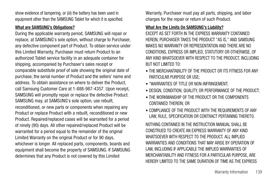Samsung GALAXY Tab SGH-I987 User Manual | Page 143 / 149