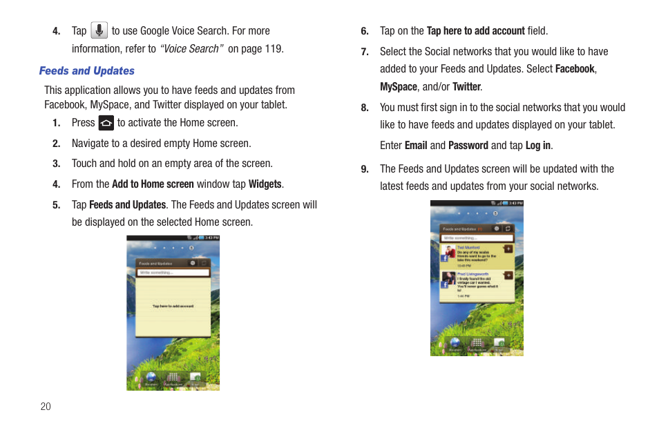 Samsung GALAXY Tab SGH-I987 User Manual | Page 24 / 149