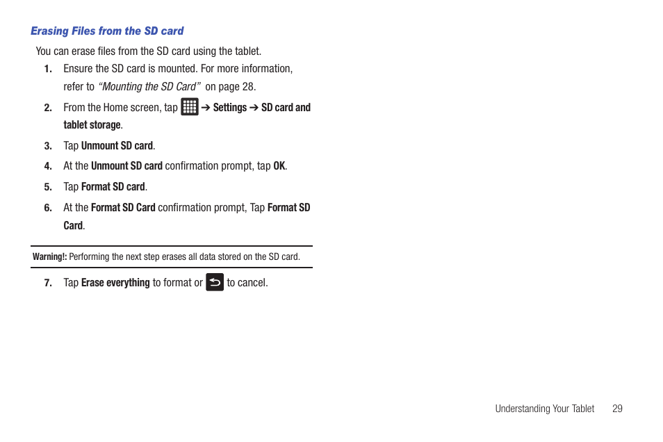 Samsung GALAXY Tab SGH-I987 User Manual | Page 33 / 149
