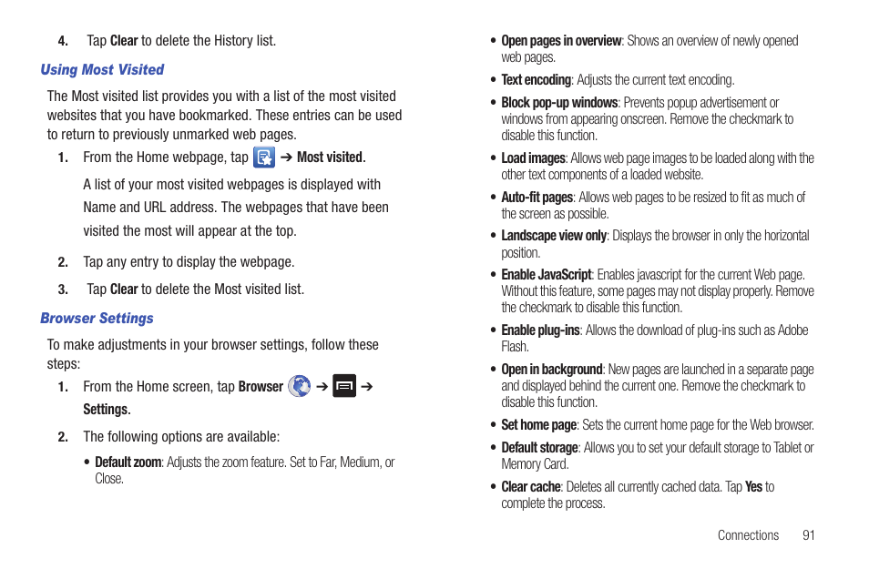 Samsung GALAXY Tab SGH-I987 User Manual | Page 95 / 149