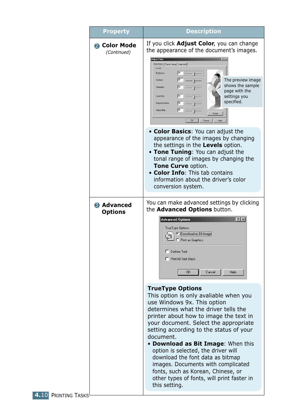 Samsung CLP 550 User Manual | Page 110 / 289