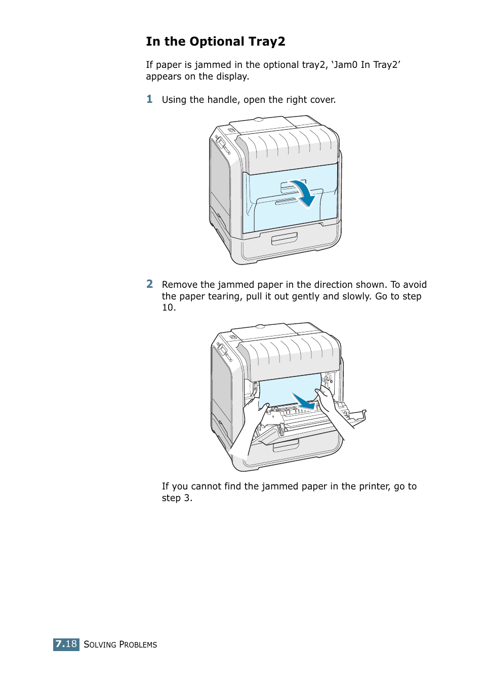 In the optional tray2 | Samsung CLP 550 User Manual | Page 186 / 289