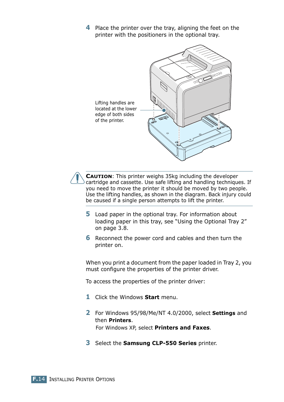 Samsung CLP 550 User Manual | Page 272 / 289