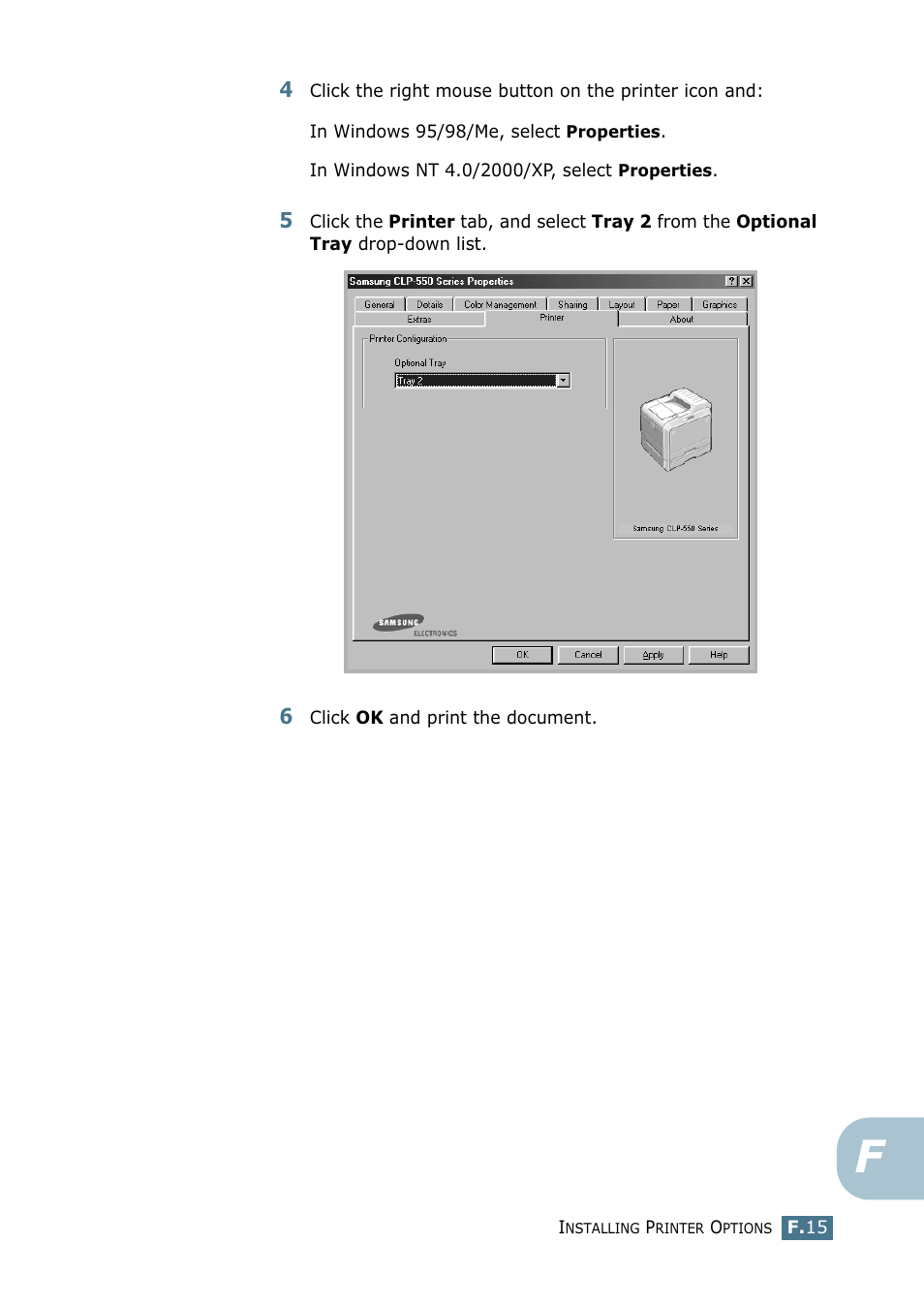 Samsung CLP 550 User Manual | Page 273 / 289