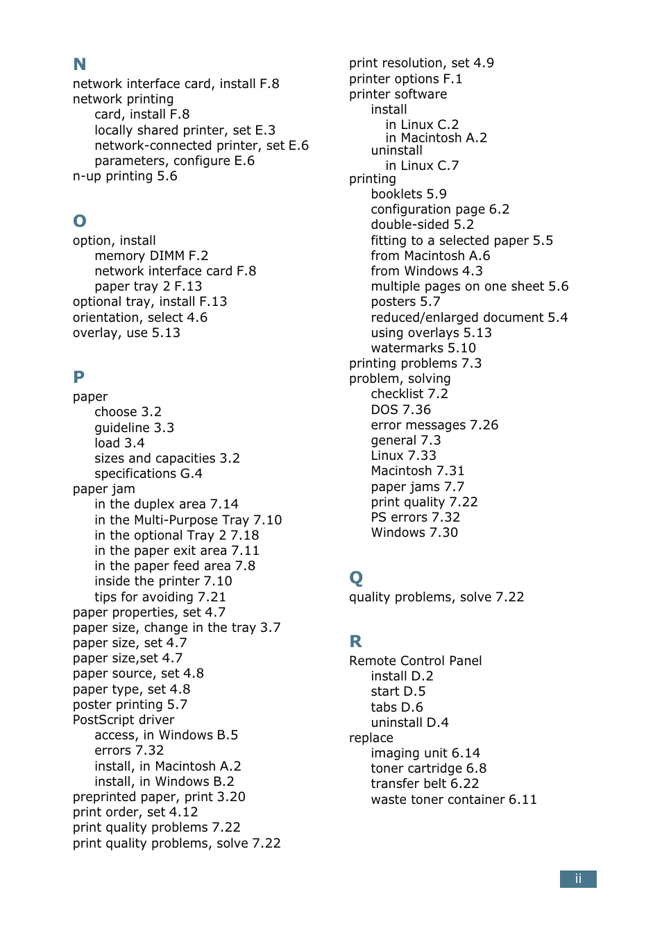 Samsung CLP 550 User Manual | Page 287 / 289