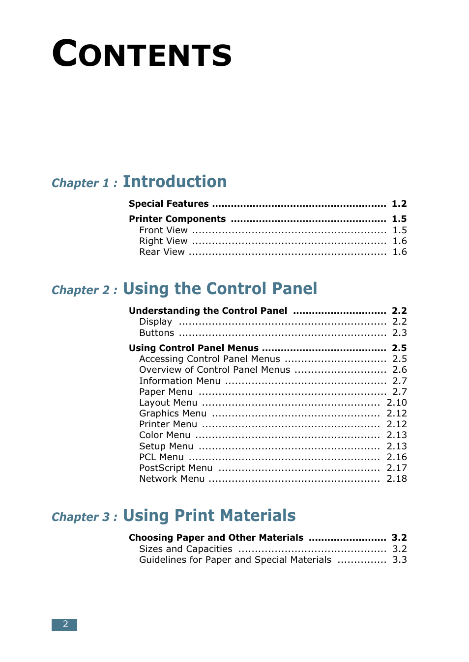 Samsung CLP 550 User Manual | Page 36 / 289