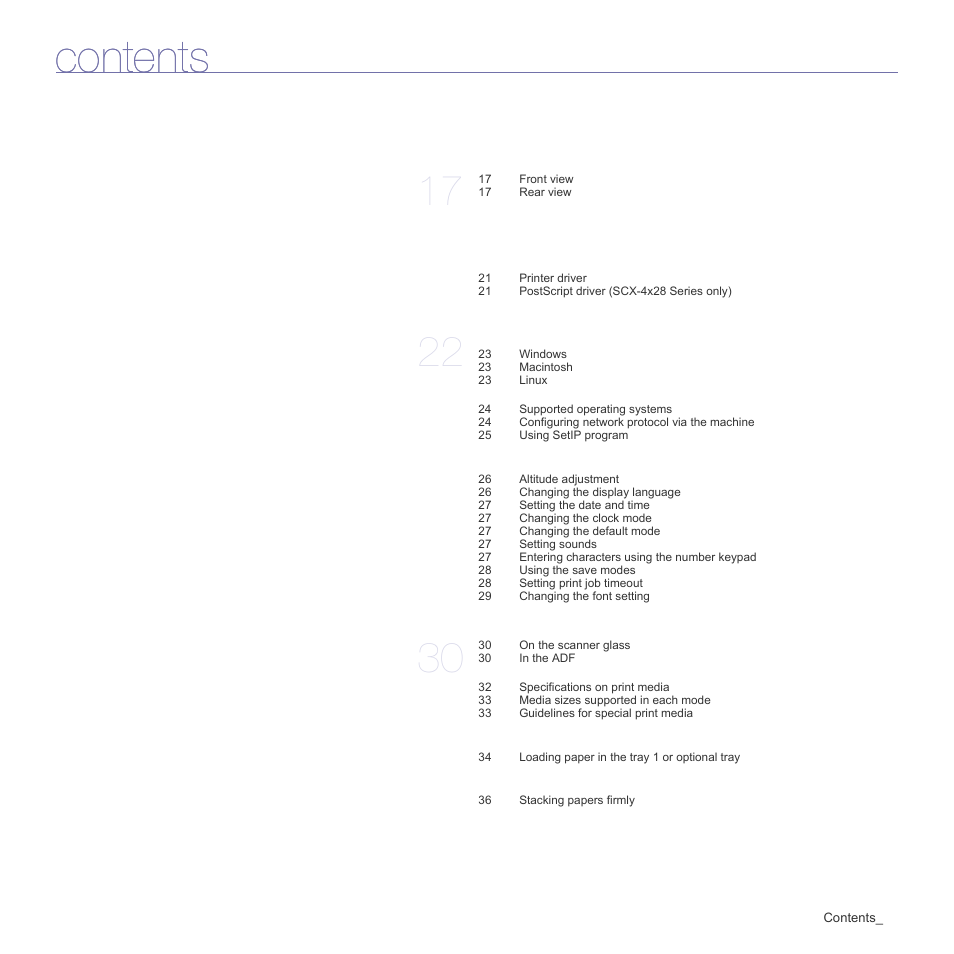 Samsung SCX-4828FN User Manual | Page 13 / 143