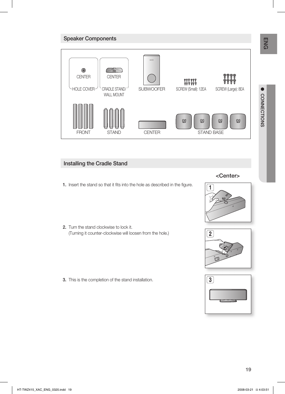 Samsung HT-TWZ415 User Manual | Page 19 / 75