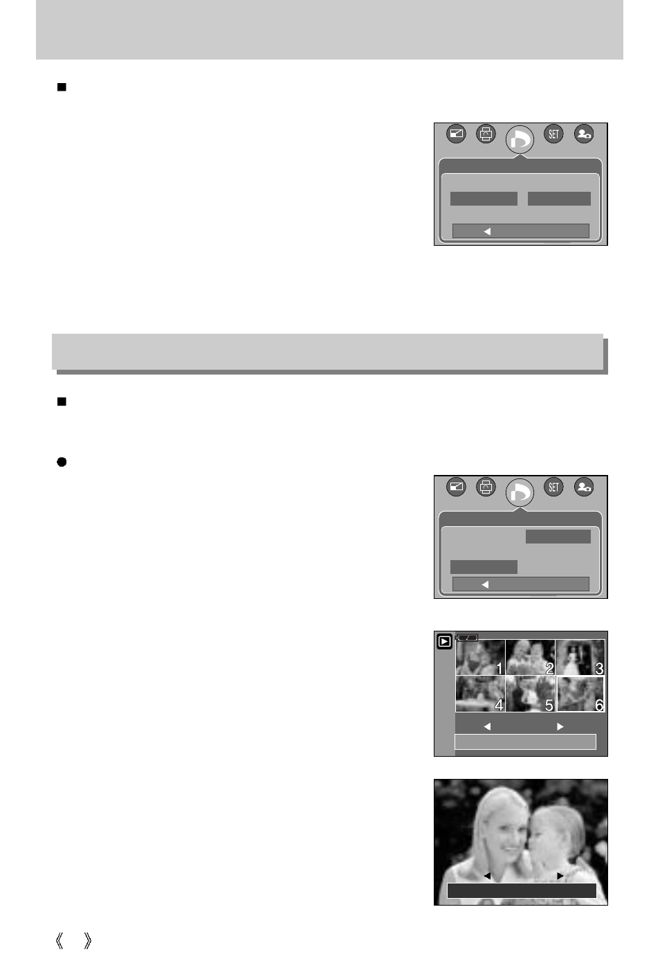 Dpof : index, Dpof : print size | Samsung Digimax V10 User Manual | Page 82 / 136