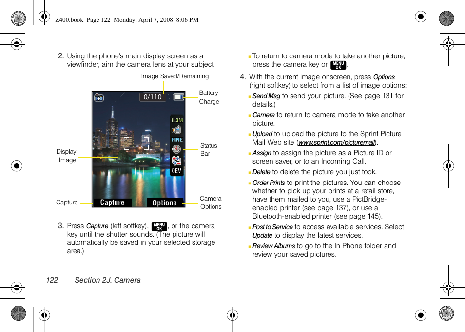 Samsung Z400 User Manual | Page 138 / 213