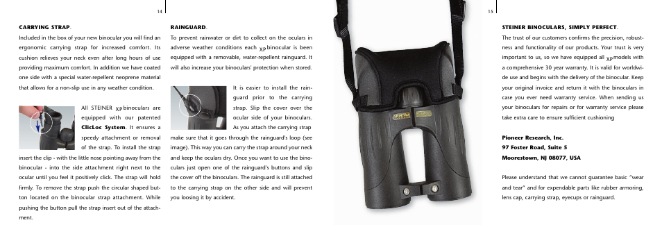 Steiner Optik Steiner Nighthunter XP User Manual | Page 14 / 16