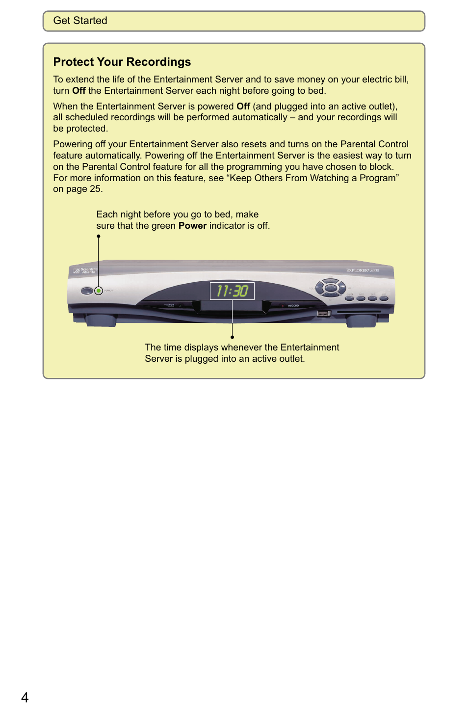 Scientific Atlanta 8000 User Manual | Page 7 / 49