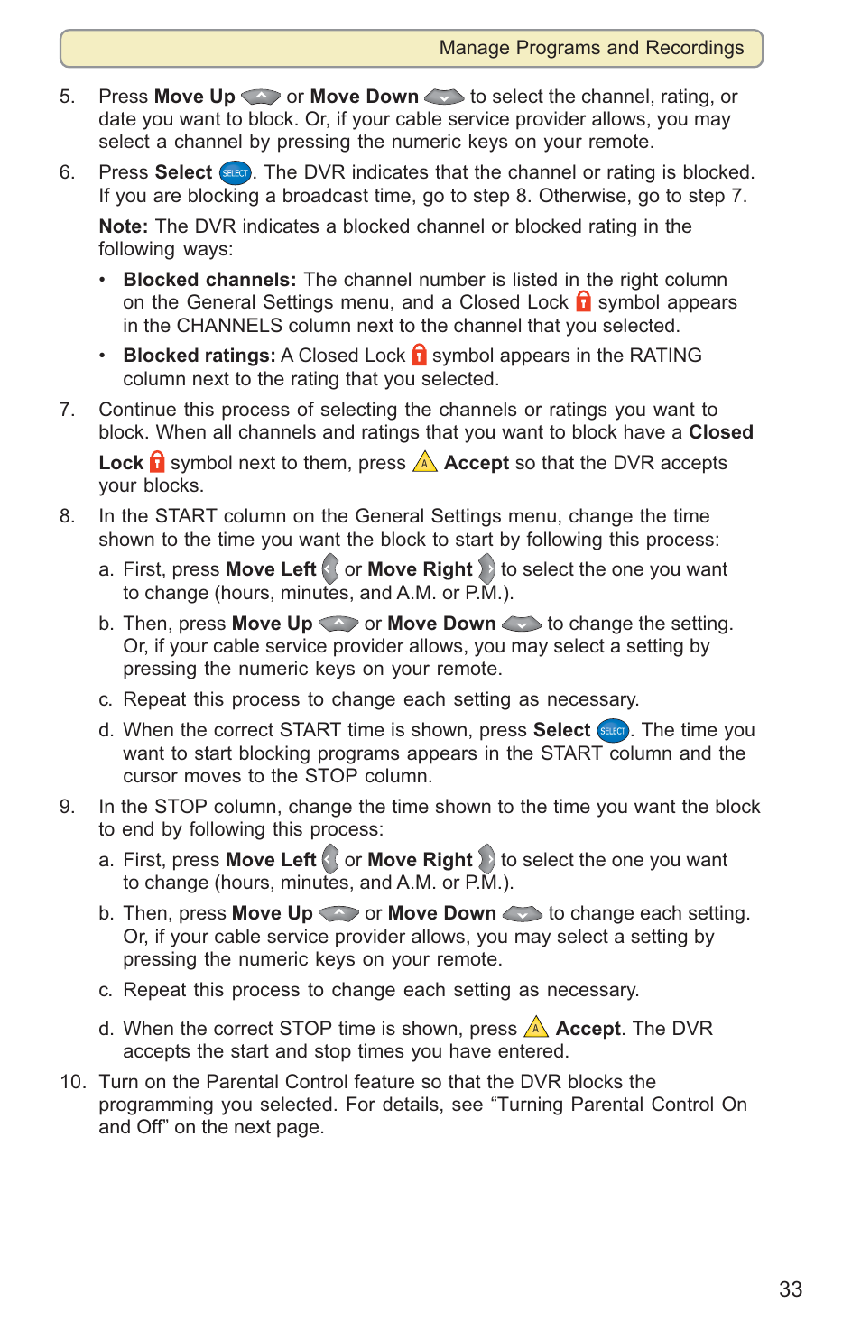 Scientific Atlanta 8000HD User Manual | Page 36 / 65