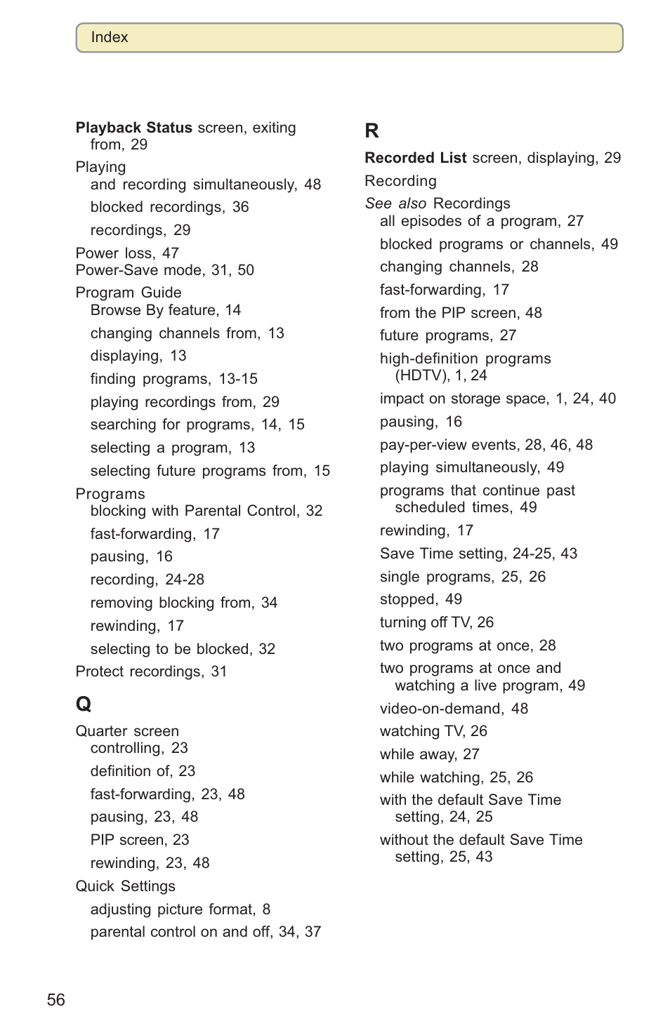 Scientific Atlanta 8000HD User Manual | Page 59 / 65