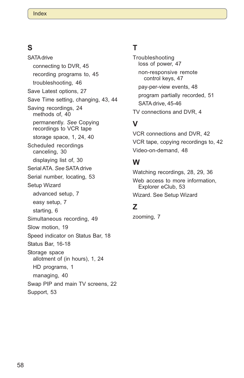 Scientific Atlanta 8000HD User Manual | Page 61 / 65