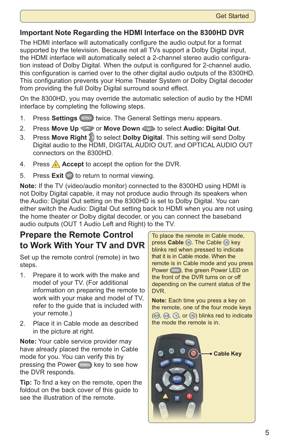Scientific Atlanta 8000HD User Manual | Page 8 / 65