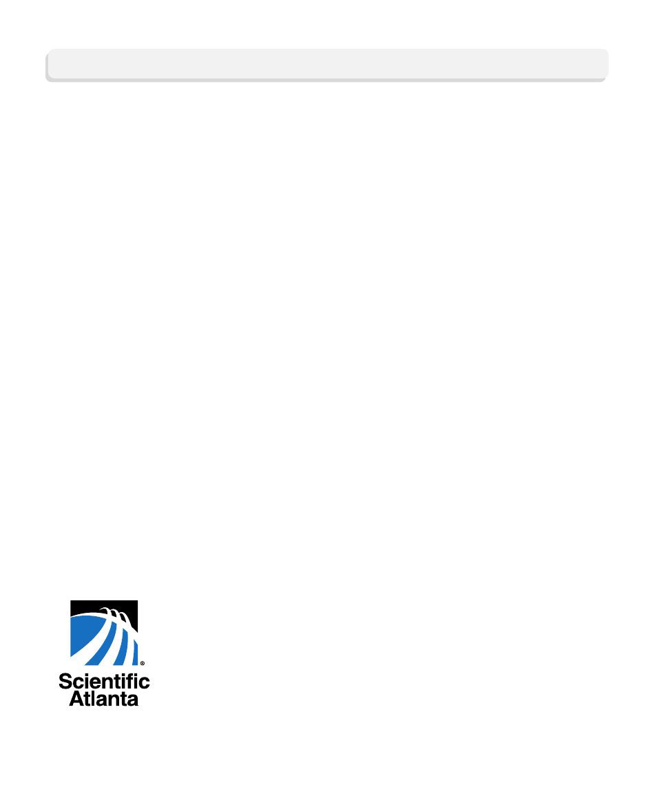 Compliance information | Scientific Atlanta 3250HD User Manual | Page 28 / 28