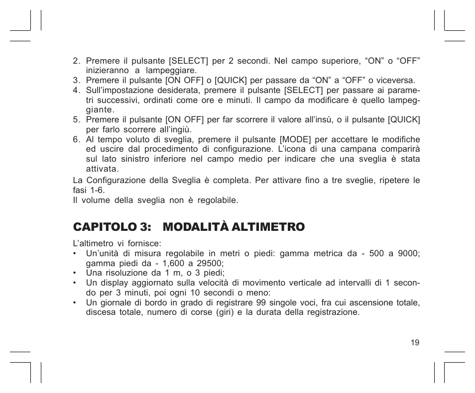 Capitolo 3: modalità altimetro | SUUNTO EN | FR | DE | ES | IT | NL | FI | SV User Manual | Page 195 / 352