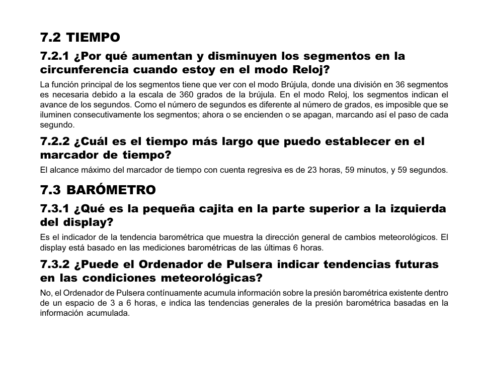 2 tiempo, 3 barómetro | SUUNTO MARINER | REGATTA | YACHTSMAN User Manual | Page 149 / 288