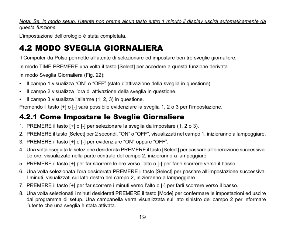 2 modo sveglia giornaliera, 1 come impostare le sveglie giornaliere | SUUNTO MARINER | REGATTA | YACHTSMAN User Manual | Page 171 / 288