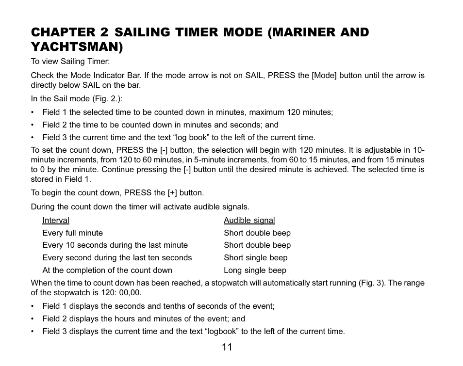 SUUNTO MARINER | REGATTA | YACHTSMAN User Manual | Page 18 / 288