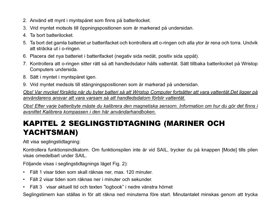 SUUNTO MARINER | REGATTA | YACHTSMAN User Manual | Page 264 / 288