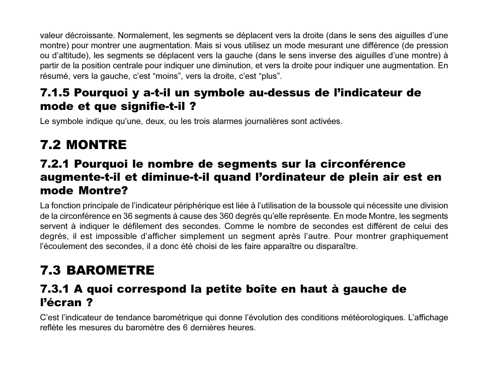 2 montre, 3 barometre | SUUNTO MARINER | REGATTA | YACHTSMAN User Manual | Page 75 / 288